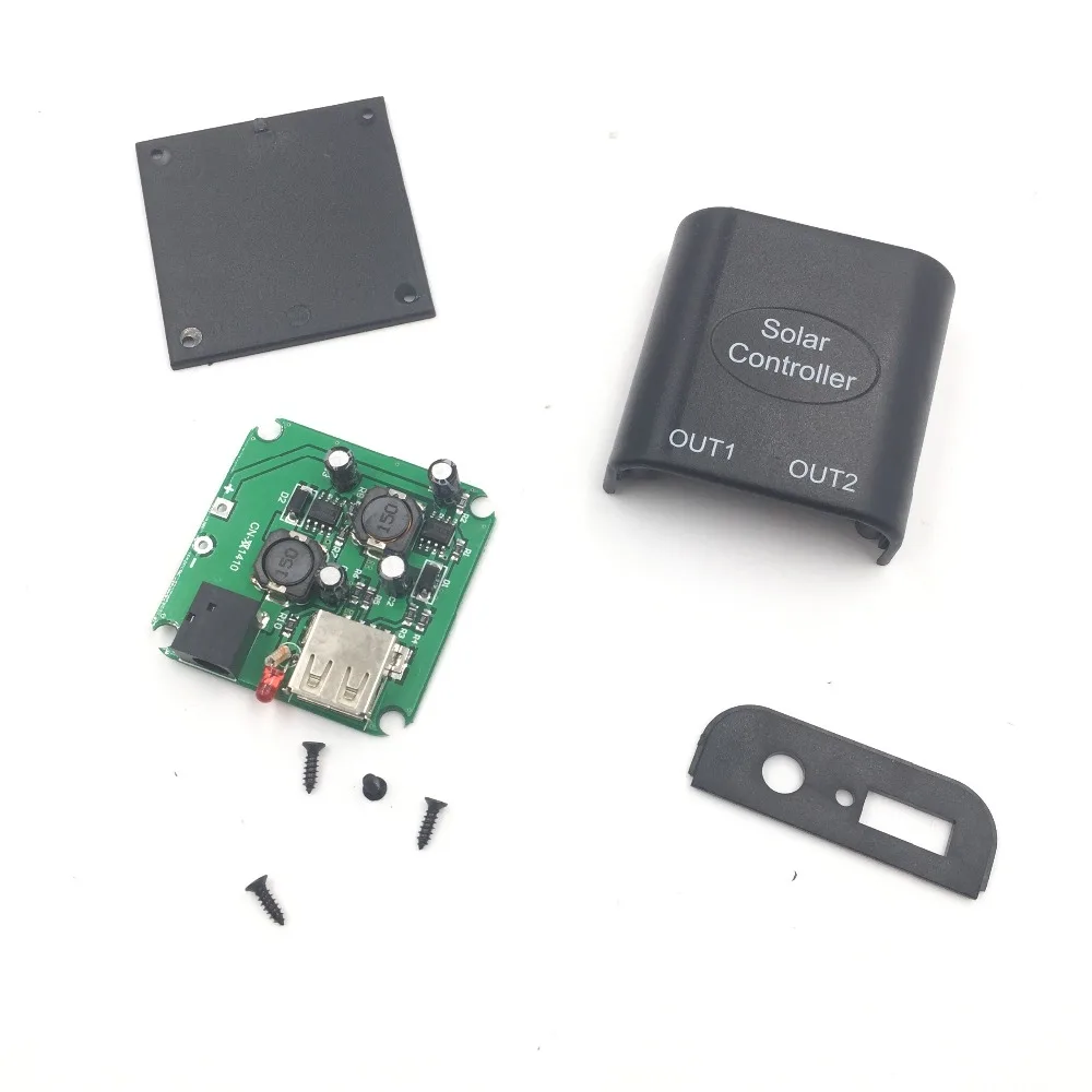 

5v 2A USB + 9V 12V 15V 18V Charge Voltage Controller Regulator 6V-20V input 5Vdc for solar cell panel DIY