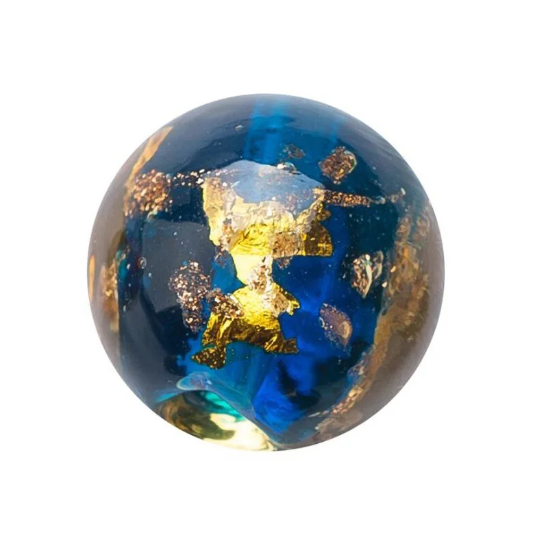 10 шт. золотые песочные бусины из муранского стекла Galaxy Earth Подвески из бисера подходят к Европейскому браслету ожерелье для женщин DIY рождественские украшения