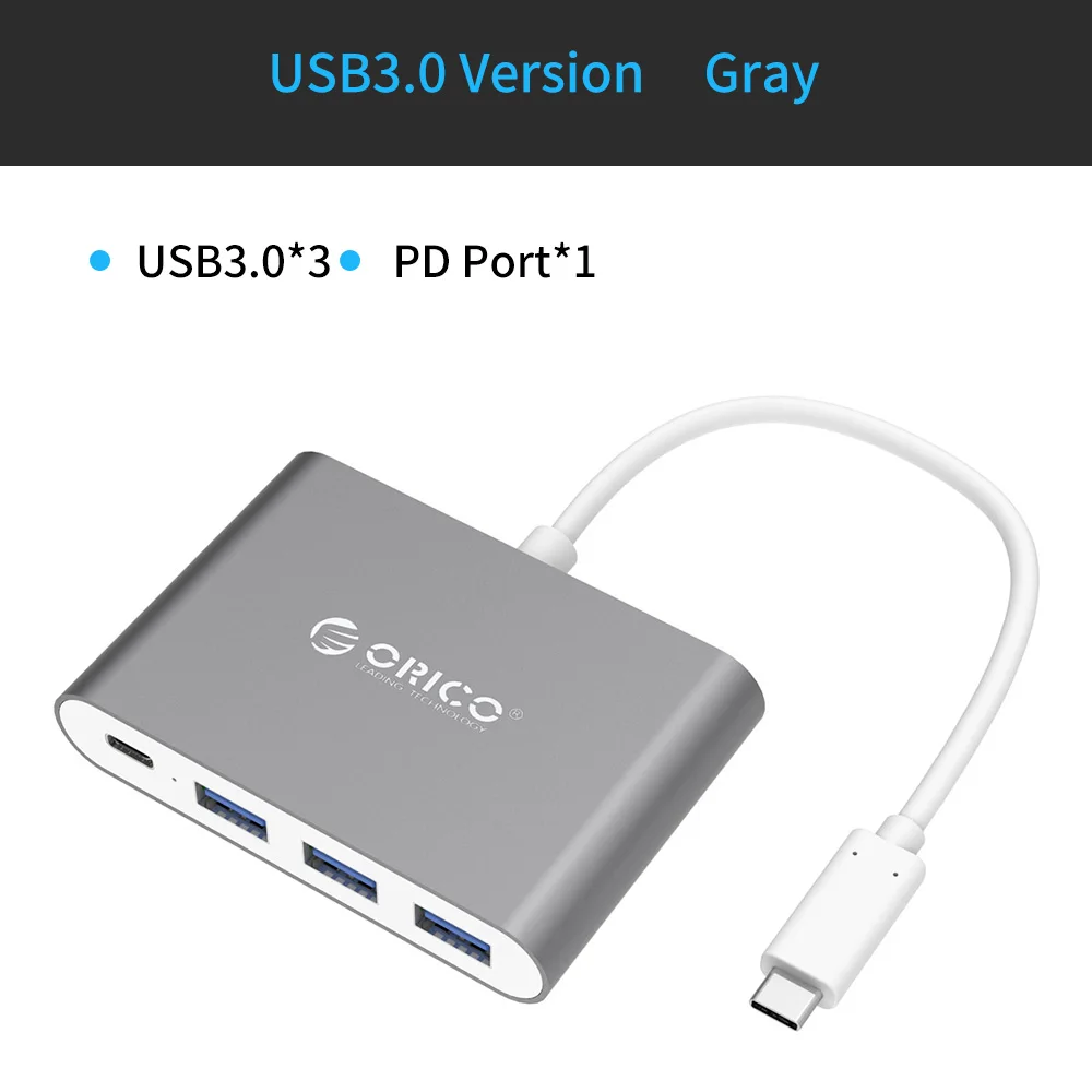 ORICO USB HUB Кабель-Переходник USB C на HDMI RJ45 VGA Тип-C PD адаптер для Mac/samsung Galaxy/huawei Тип C USB 3,0 концентратор