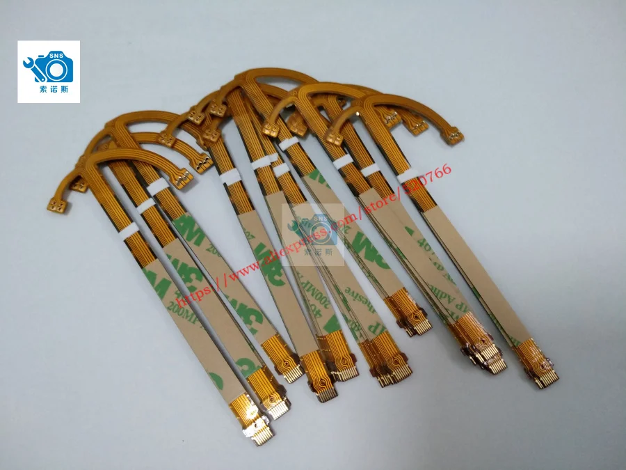 

2pcs high quality NEW Lens Aperture Flex Cable For Cano EF 24-70mm 24-70 mm f/2.8L II USM Caliber 82mm