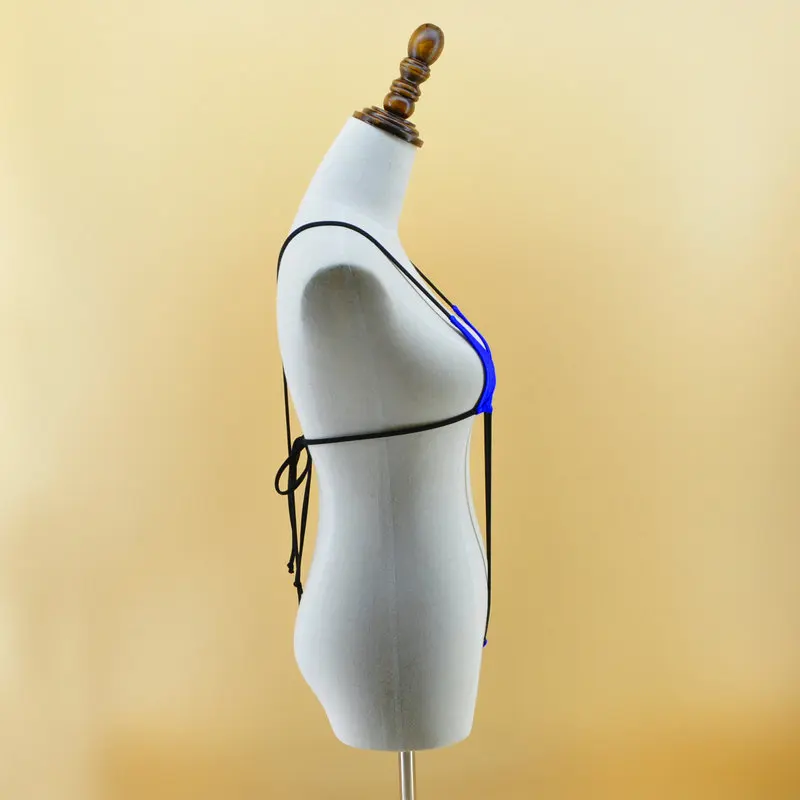 Sexy Blue Women Micro Monokini Slingshort Teardrop One piece Swimsuit Beach G-String Swimming Legerie Costumes Swimwear Female