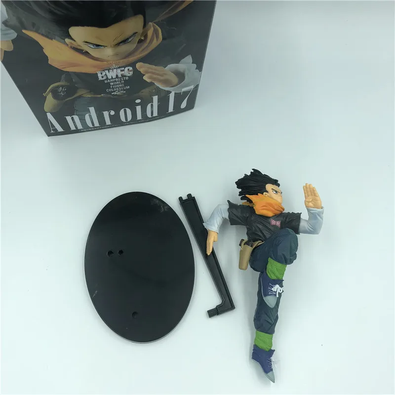 Dragon Ball Z Android 17 экшн-фигурка посыпать Ver. DBZ Goku Fighter Lazuli ПВХ Коллекция Модель 17 см