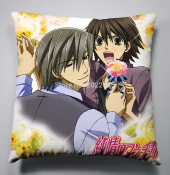 

Anime Manga Junjou Romantica Silk Pillowcase 40x40cm Pillow Case Cover Seat Bedding Cushion 001