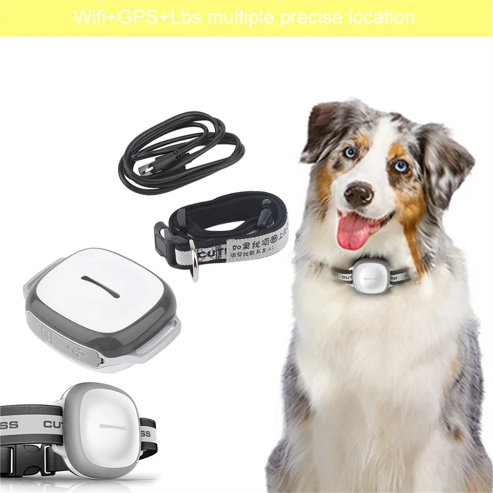 

Smart Wireless Pet Finder GPS Waterproof Pet Dog Cat Accurate Collar Anti-Lost Security Tracker Locator Device