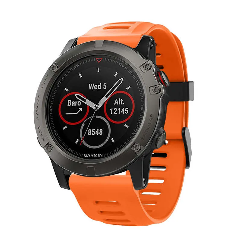 Ремешок для часов Garmin Fenix 3/3HR 26 мм силиконовый ремешок Fenix3 / 5X браслета с hd
