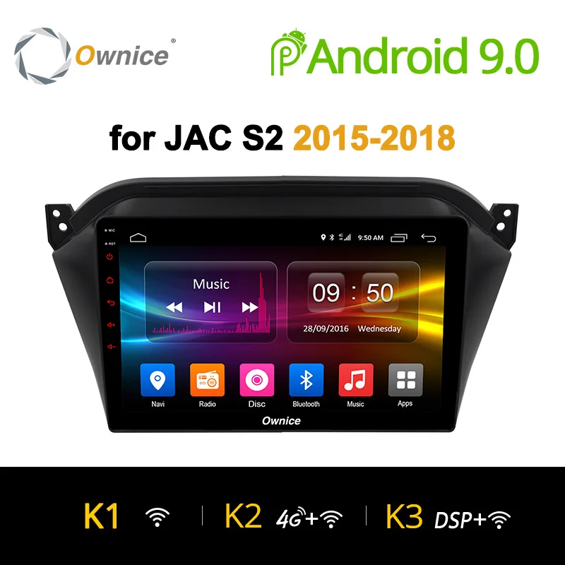

Ownice K1 K2 K3 10.1 inch Android 9.0 Car DVD recorder For JAC S2 2015 ~ 2018 GPS Navigation Radio mirror link Octa core 2G+32G