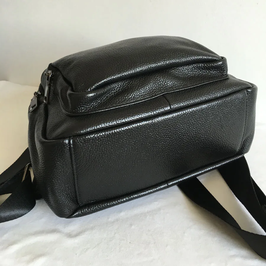 Модные рюкзаки из натуральной кожи школьные сумки с верхним слоем воловьей