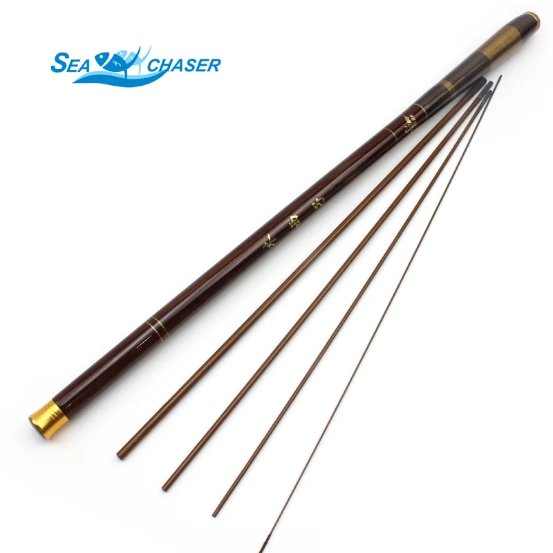 

New ultrashort Carp Fishing Pole Stream Hand Rod Telescopic Fishing Rod Carbon Fishing Tackle 2.4m -5.4m Free shipping