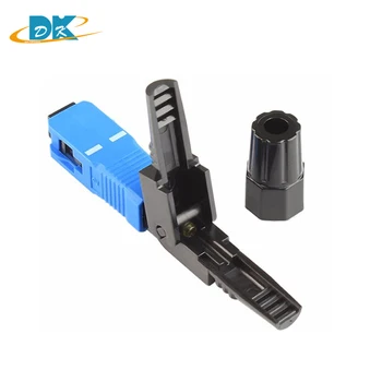 

100PCS FTTH SC UPC Fast connector single-mode SC/UPC quick connector Fiber Optic cold Fast conector fast sc apc
