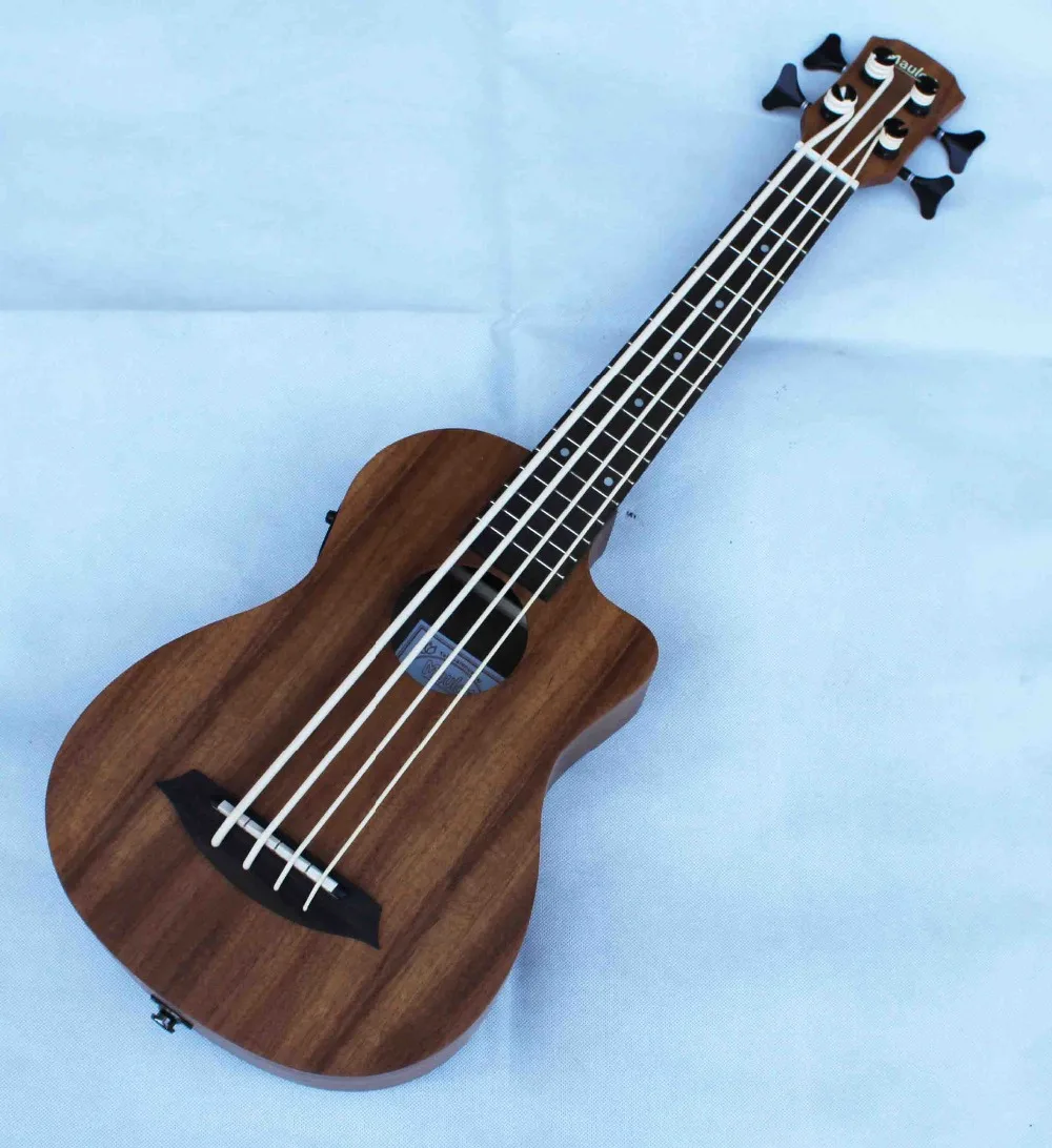 Mauloa UKUBASS, Ukulele bass, Ukulelebasss, koa wood with EQin Ukulele