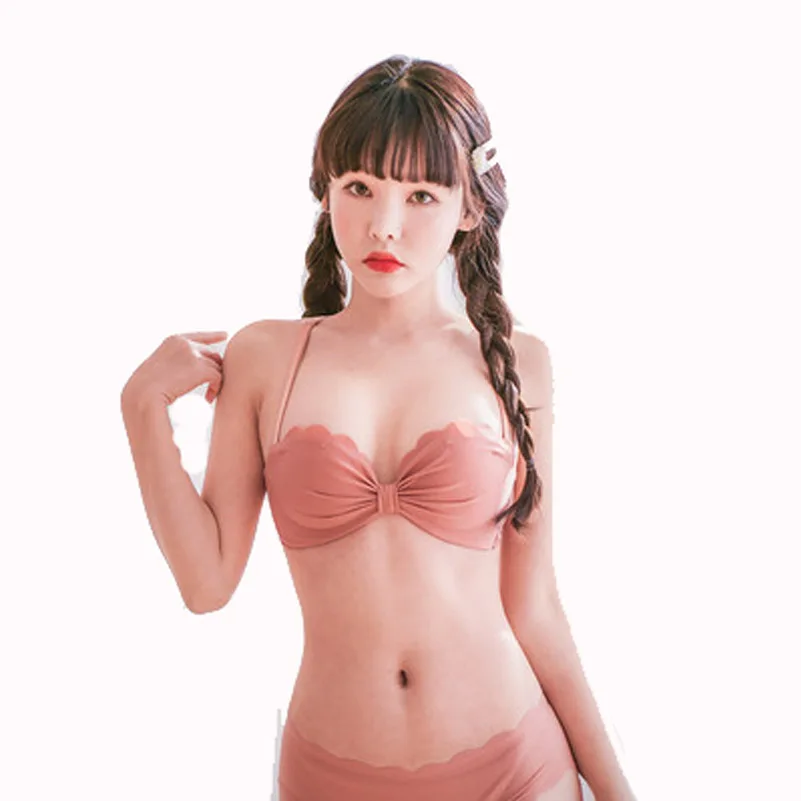 

Spring Summer Seamless Wire Free women bra Breathable Solid Sexy Lingerie Bra For Women gather breast deep u push up bra
