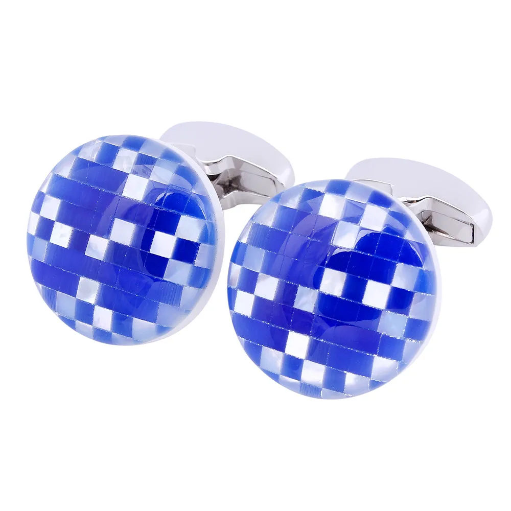 HAWSON Classic Round Stone Cufflinks for Men French Business Daily Suit Sleeve Fasten Cuff Buttons Best Men's Dress Jewelry | Украшения