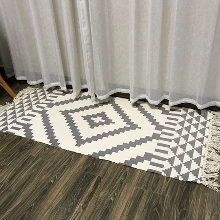 Carpet3 Ретро ковры геометрической формы для гостиной, спальни, дивана, коврики с кисточками, скатерть, покрывало, гобелен, персидские украшения для дома - Цвет: Carpet3