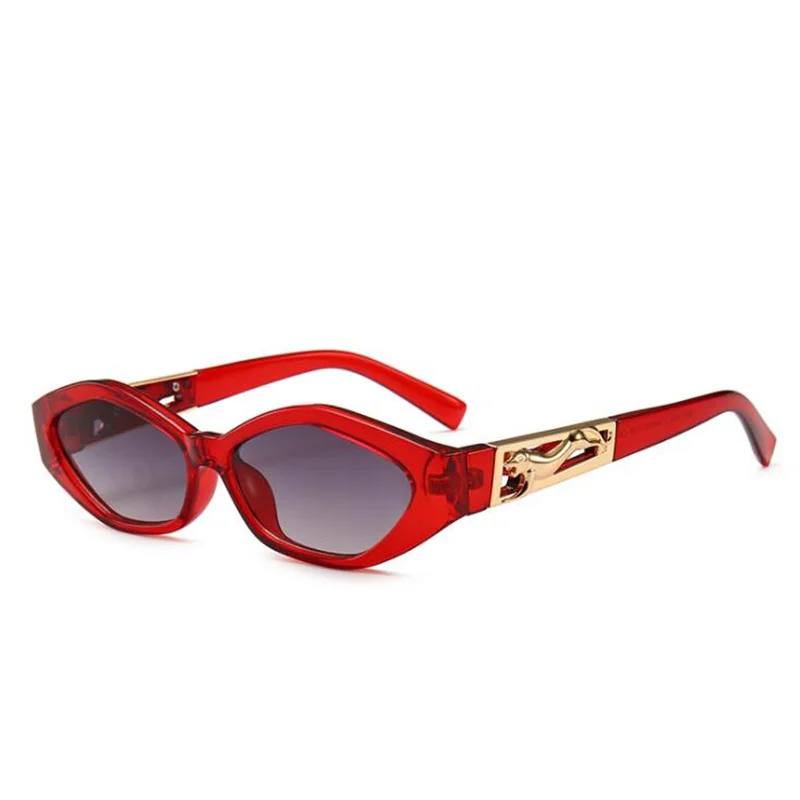 REALSTAR Модные солнцезащитные очки в стиле ретро солнцезащитные очки с леопардовым принтом Для женщин Брендовая Дизайнерская обувь качество роскошные солнцезащитные очки, Винтажные Солнцезащитные очки, женские солнцезащитные очки, S557 - Цвет линз: No4 Red