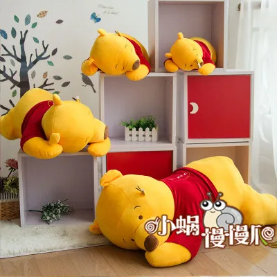 

The tummy bee yellow bear dolls, Sleeping Bear plush toy pillow, send girls Valentine / Christmas gifts, baby toys 60cm