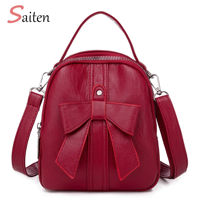 Новый Модный женский рюкзак Mini Soft Touch Multi-function маленький рюкзак женские сумки на плечо кошелек для девочек mochila feminina