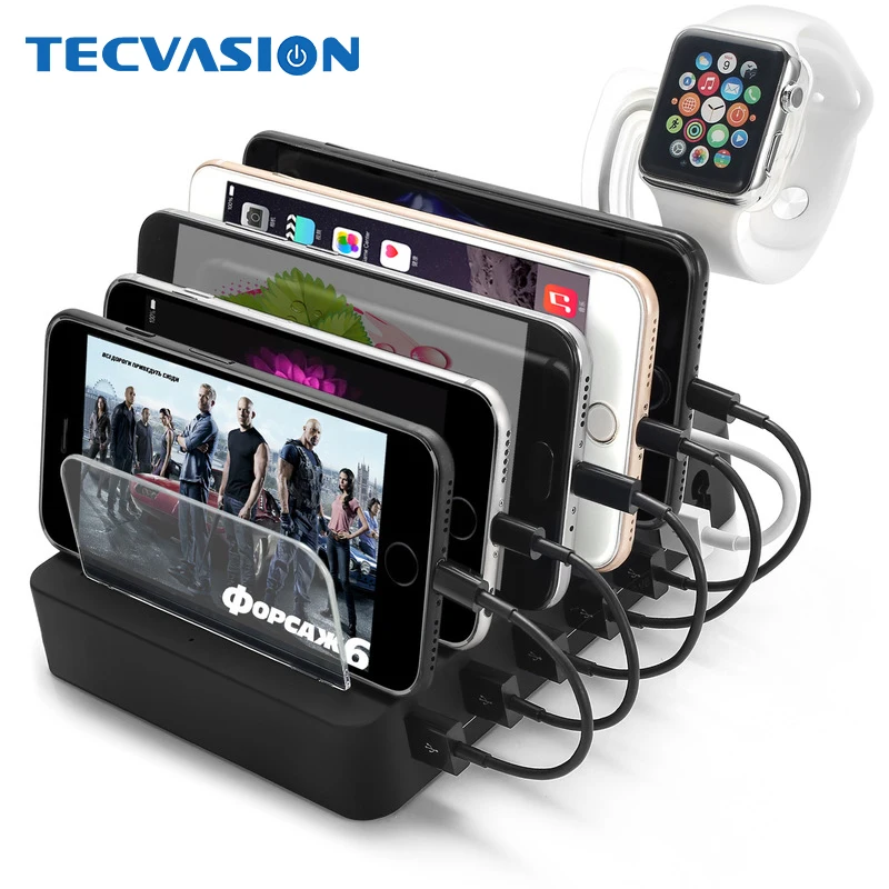 6 منافذ USB اللوحي وحدة شاحن قفص الاتهام مع حامل حامل 5 V 2.4A 1A متعددة وظيفة USB شحن ل فون الذكية phonEU 6 منافذ USB اللوحي وحدة شاحن قفص الاتهام مع حامل حامل 5 V 2.4A 1A متعددة وظيفة USB شحن ل فون الذكية phonEU