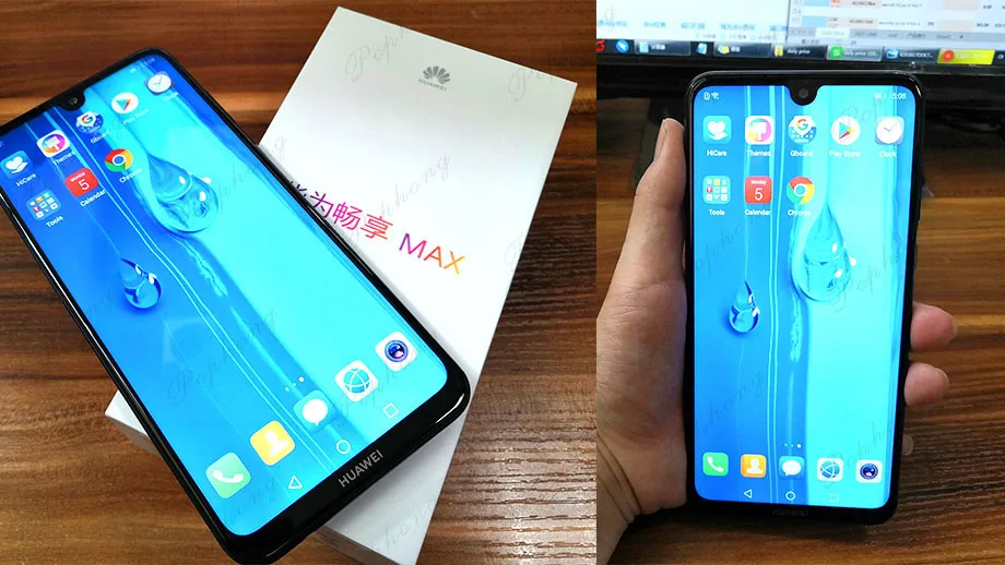 Официальная ПЗУ huawei Enjoy MAX Y MAX смартфон 7,12 дюймов Snapdragon 660 Восьмиядерный Android 8,1 отпечаток пальца 5000 мАч