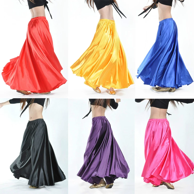 16 Colors Tribal Belly Dance Skirt for Women Dancing Costume Indian