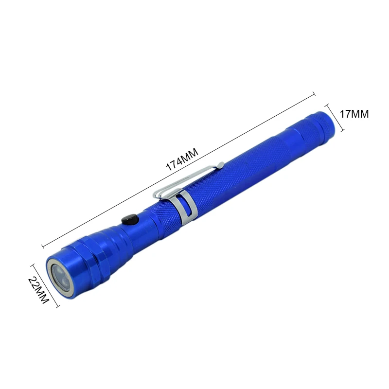

Portable flashlight Flexible Magnet 3 LED Flashlight magnet Telescopic LED lamp Pick Up Tool Lamp Light