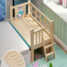 Деревянная детская кровать с подсветкой для малышей, детская кровать для спальни, детская мебель, детская кровать 128*68*40 см