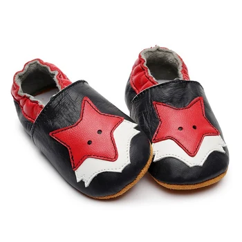 

Anti-Slip First Walkers Soft Sole Leather Baby Infant Shoes Fashional PU Cartoon Baby Patchwork