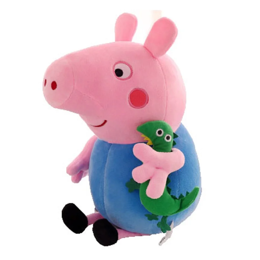 30 см Взрывные Модели поросенок кукла Пегги плюшевые игрушки Пегги розовый Пепе свинья соц Свинья Джордж - Цвет: George