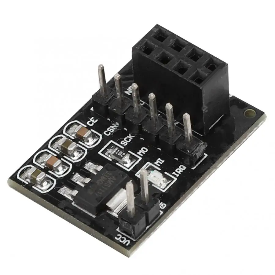 10 шт. 3,3 В 8Pin NRF24L01+ беспроводной модуль Pinboard разъем адаптера платы