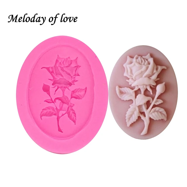 1Db Diy Rózsa Virág Szilikon Penész, Cukorcraft Torta Díszítő Szerszámok, Fondant Csokoládé Öntőformák Penészszappan Formák T1263