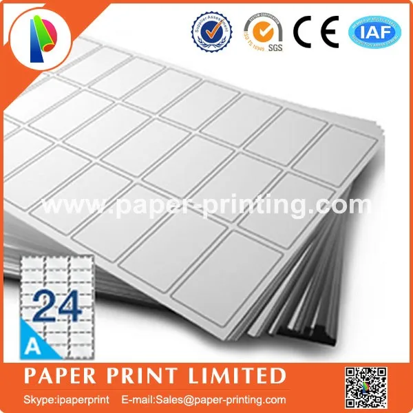 1000 sheets Compatible L7159/J8159 blank matte white label/printing