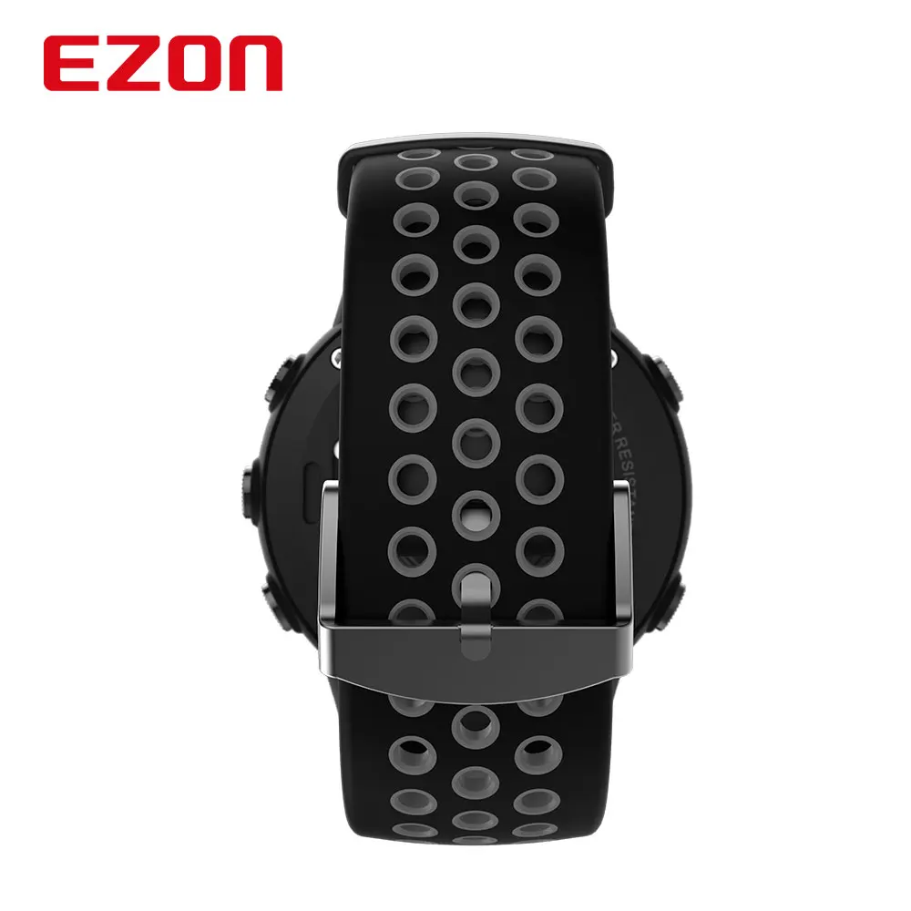 Смарт часы EZON с GPS Bluetooth оптическим датчиком пульсометром цифровыми спортивными