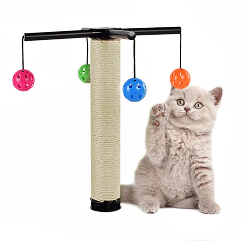 Cat Toys Cat Claw Toys with Bells ball multifunctional free install