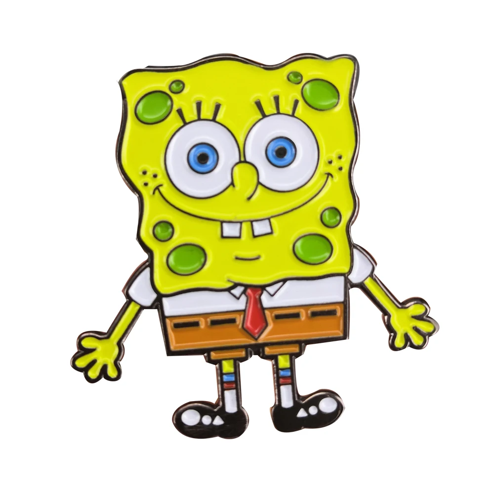 SpongeBob Meme Enamel Pin Mocking Sponge Bob Meme Funny Button In