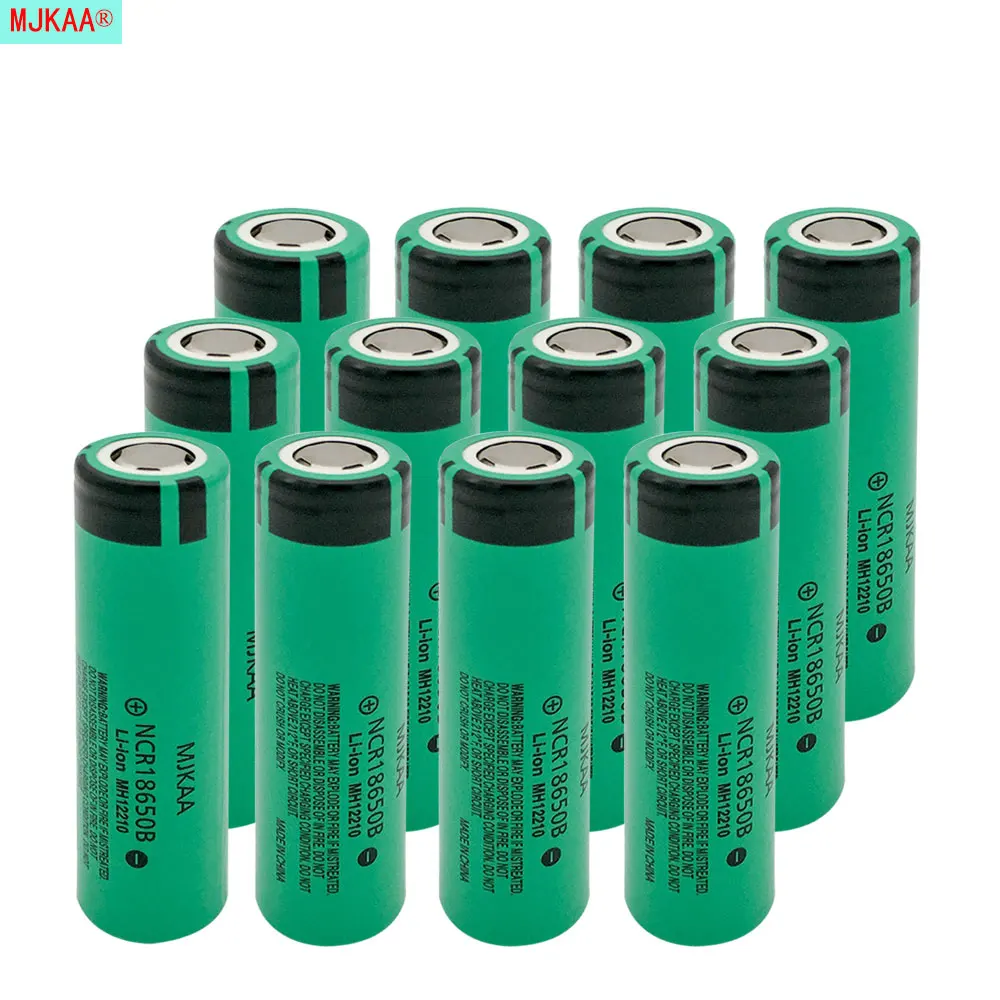 MJKAA 3,7 V NCR 18650B 3400mAh подходит для Panasonic аккумулятор/блок питания/портативное зарядное устройство/лампа аккумуляторная батарея