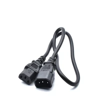 C13 C14 Мощность Удлинительный кабель IEC C13 в соответствии со стандартом IEC C14 Cisco Мощность шнур 0,6 м 0,75 мм датчик провода для настольных компьютеров компьютерный монитор ПК блок распределения питания