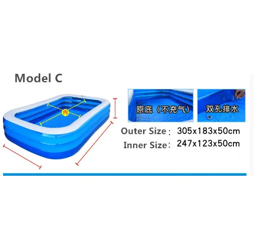 Baby swimming pool insulation inflatable infant child baby swimming pool paddling pool - Цвет: S