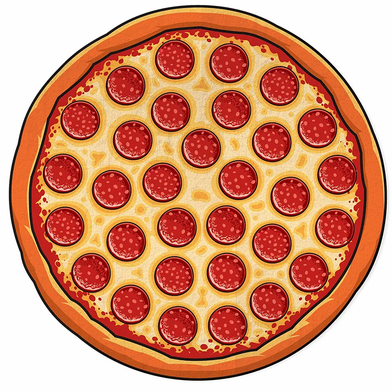 Comprare Speciale a forma di Spiaggia Asciugamano Ananas Ciambella Pizza Chiffon Spiaggia Asciugamano Arazzo Zerbino Coperta Decorazione Spiaggia Tessili Per La Decorazione