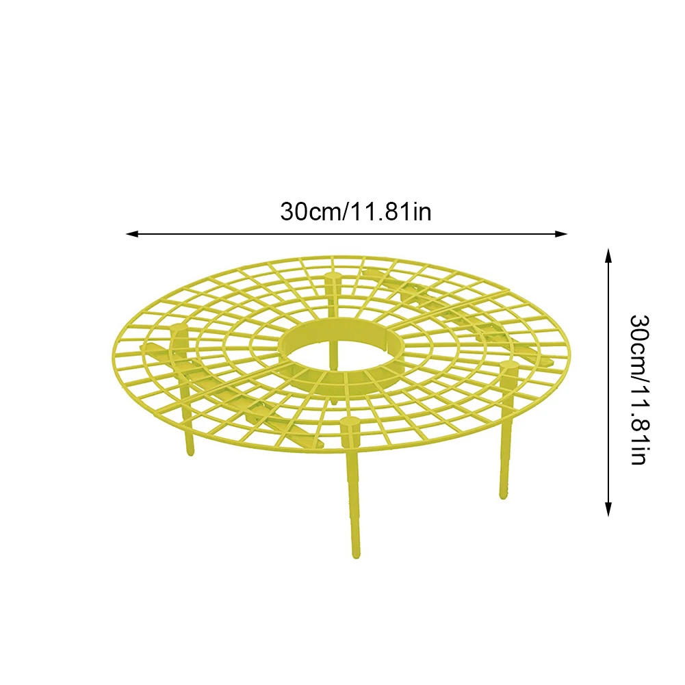 10 шт. растительный пластиковый инструмент, круг для выращивания клубники, опорная стойка для сельского хозяйства, улучшенная рама для сбора урожая, легкая Съемная легкая установка