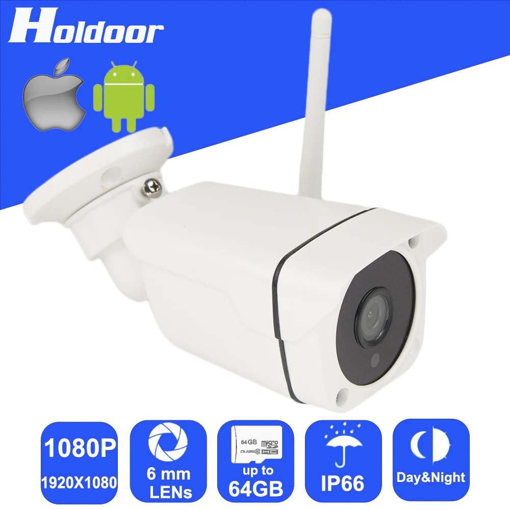 1080P 6mm lens P2P WiFi IP Camera Outdoor Waterproof IR Cut Night Vision Motion Detection video surveillance camera Email alert 1080P 6mm lens P2P WiFi IP Camera Outdoor Waterproof IR Cut Night Vision Motion Detection video surveillance camera Email alert