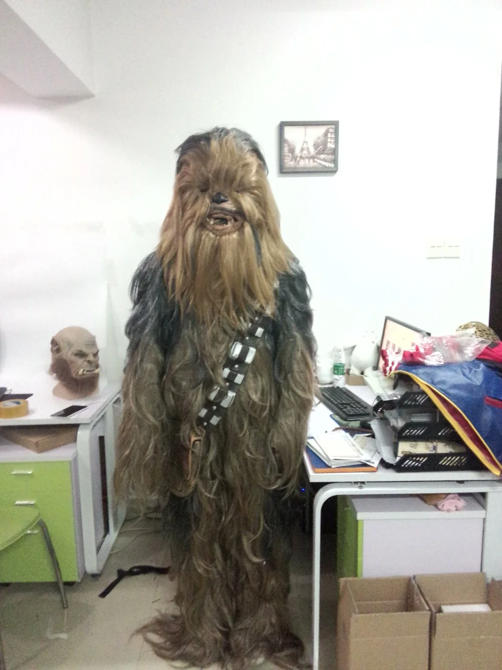 Костюм Chewbacca для косплея 7 серий костюмы на Хэллоуин Звездные войны|Костюмы из