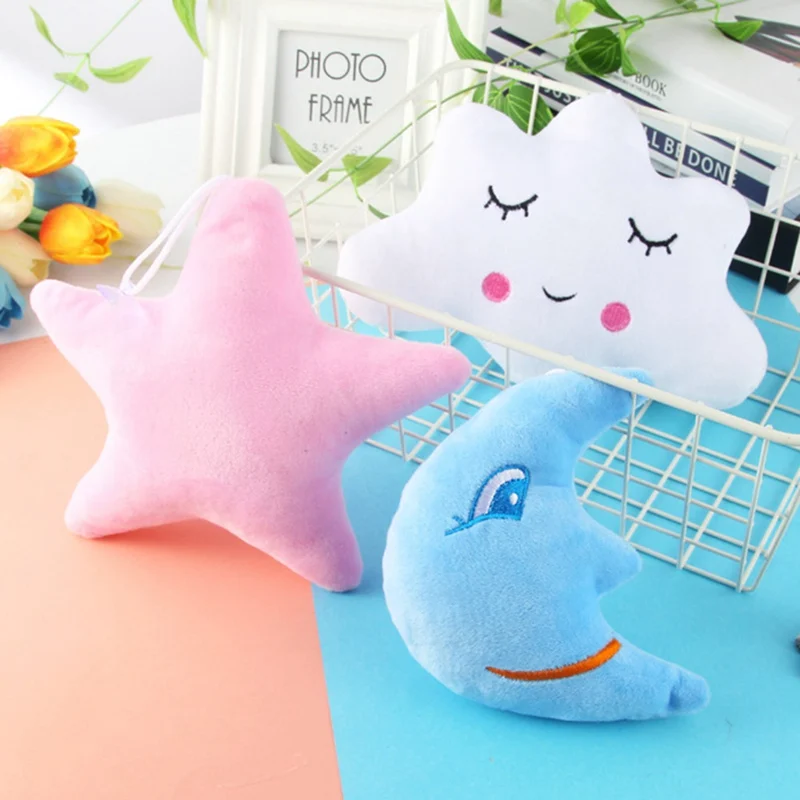 New Cartoon Clouds Pillow Plush Baby Room Decor Bedding Crib Decor Pillow Newborn Infant Pillow Doll Cat Pillow Cushion Hot Sale