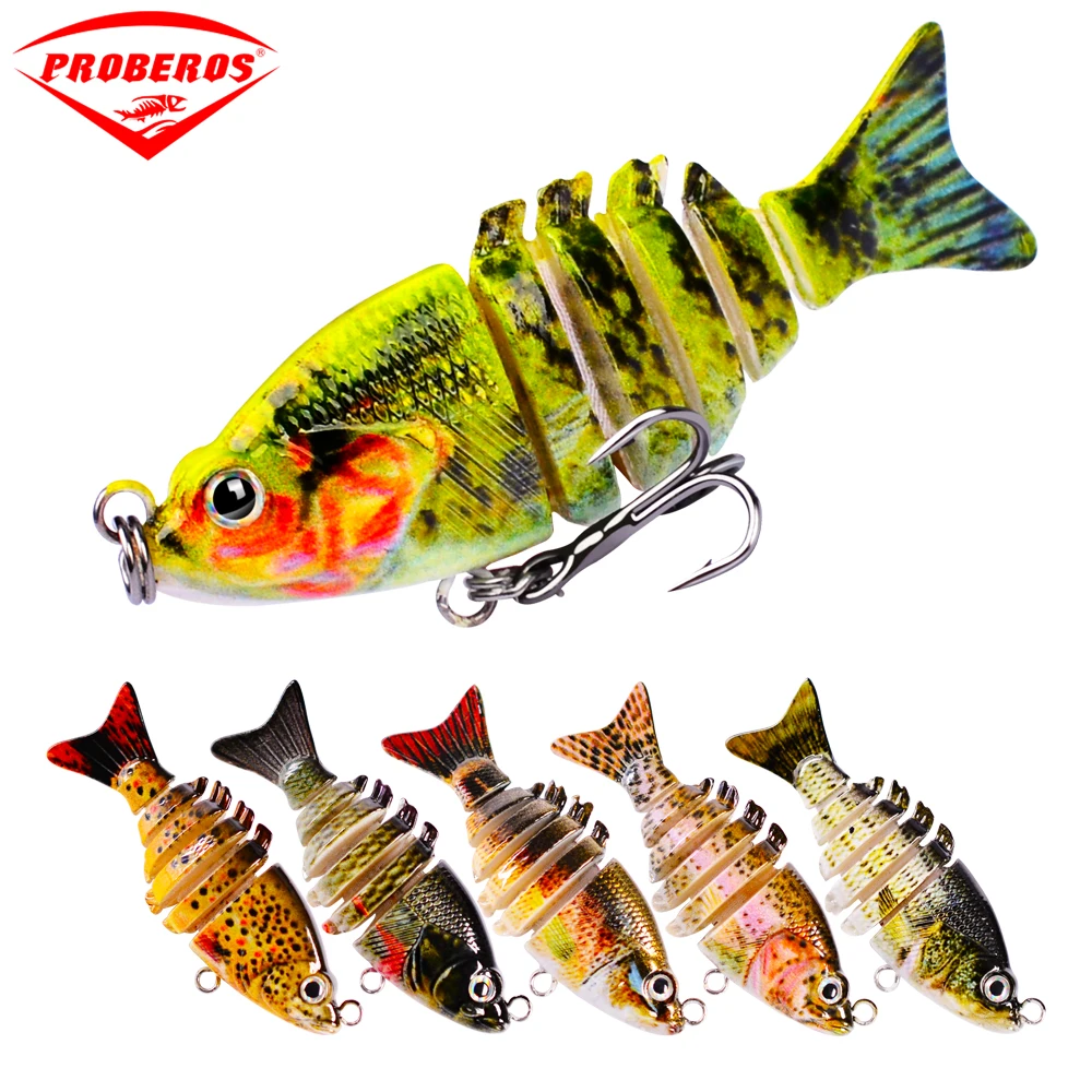 1 шт. Новинка 6 секций рыболовная приманка 0 08 унций 2 35 г/5 см 97 &quotSwimbait # черный