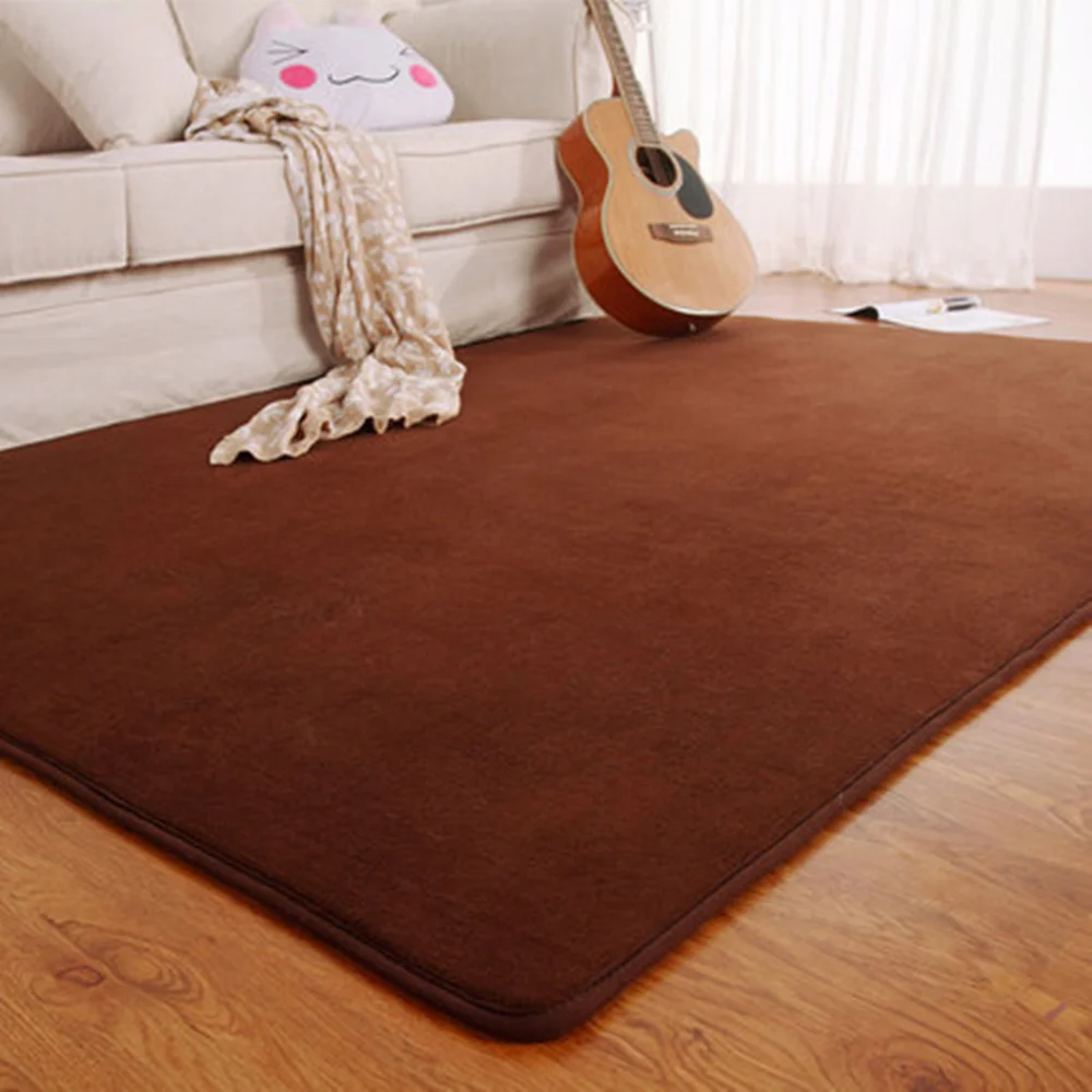 Buy Online Adasmile Fashion Memory Foam Solid Mat Area rug Bedroom Rugs