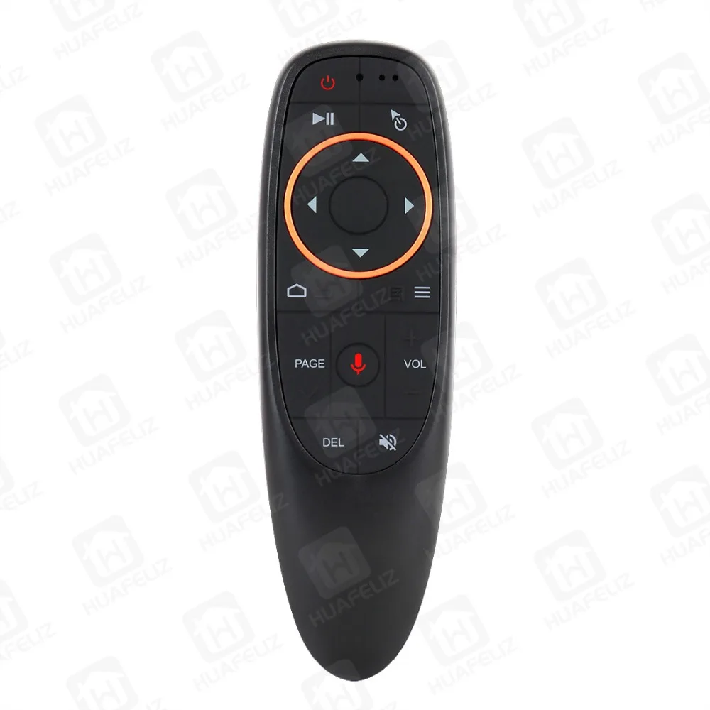 G10S Voice control Air Mouse 2.4GHz Wireless Gyro Google Microphone Remote IR Learning 6-axis for H96 X96 Android TV Box PC