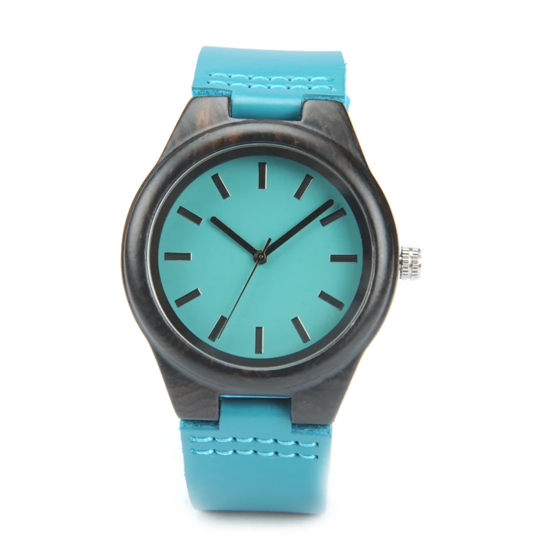 Women Watches Black Wooden Wristwatches Female Clock Lady Quartz Watch relogio feminino 2017 (10)