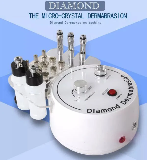 

Multifunction 3 in1 New Diamond microcrystal Dermabrasion Machine with Vacuum For Black Head Removal Sprayer For Face Cleansing