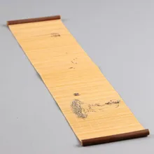 03 чайные аксессуары коврик для стола бамбуковая занавеска бамбуковый чайный коврик для сушки бамбукового чайного лотка коврик 10 см* 45 см