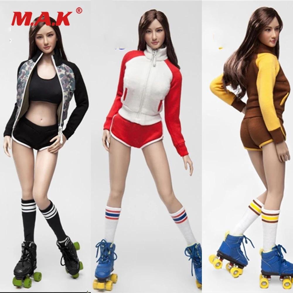 ^*Best Offers 1/6 Scale Female Roller Girl Female Character Clothes Set & Head & Shoes Accessory Model for 12 inches Woman Action Figure Body ^*Best Offers 1/6 Scale Female Roller Girl Female Character Clothes Set & Head & Shoes Accessory Model for 12 inches Woman Action Figure Body