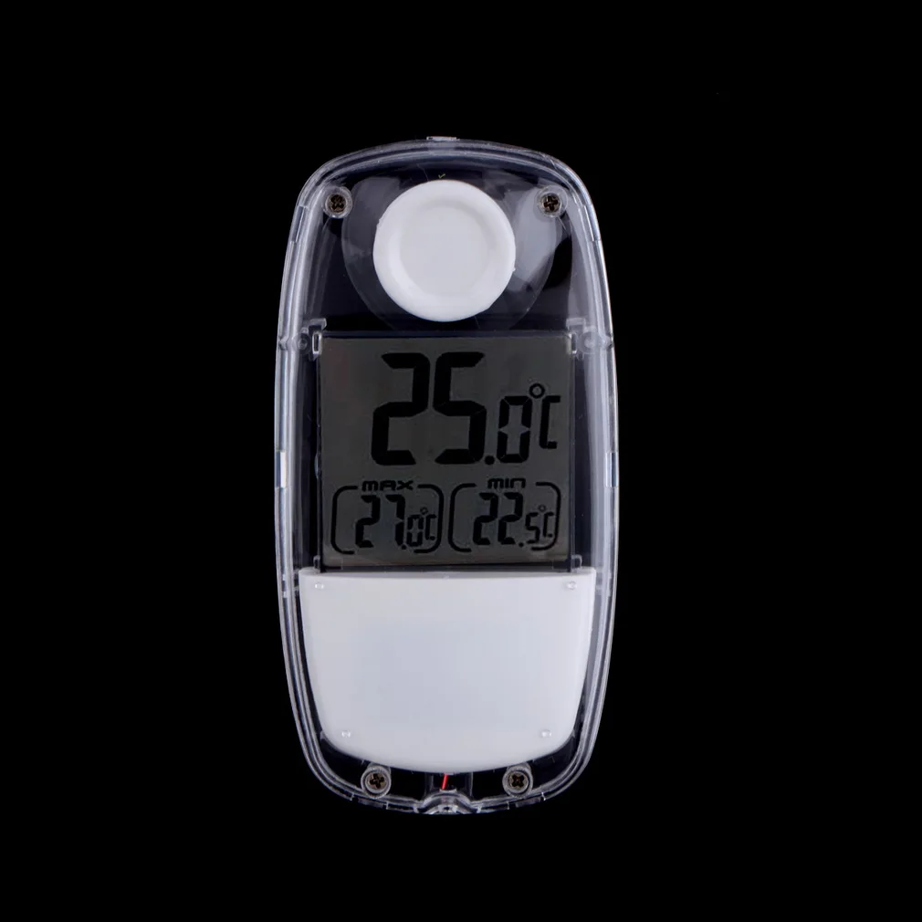 LCD Digital Solar Power Window Thermometer Temperature Meter Solar