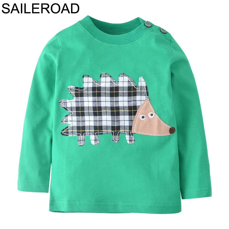 SAILEROAD/Детские хлопковые рубашки для мальчиков и девочек Осенняя футболка с длинным рукавом и Санта-Клаусом для маленьких мальчиков Рождественский костюм для малышей